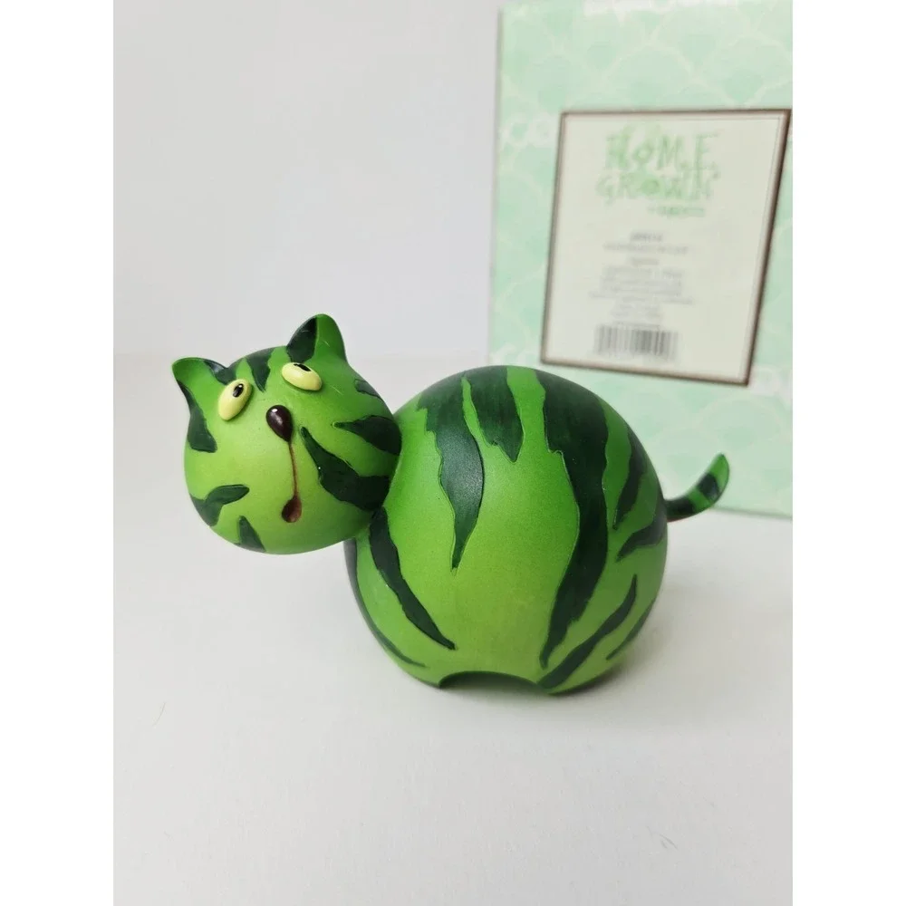 Enesco Home Grown figurine w/ box Watermelon Cat